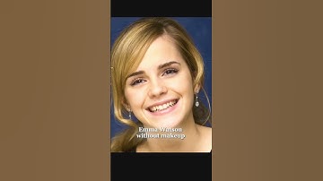 Emma watson - with make up VS without make up😍#emmawatson #actress #harrypotter