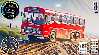 Uphill Bus Simulator 3D - Offroad Coach bus Driving Game | Android Gameplay screenshot 3