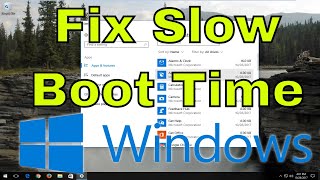How To Fix Slow Boot and PC Faster! [Guide] YouTube