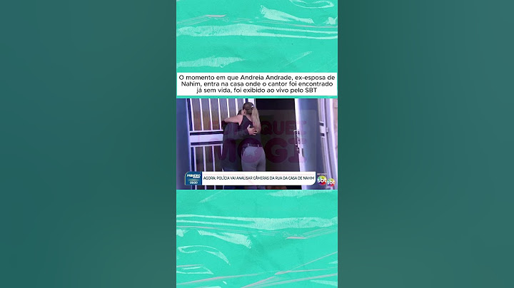 🚨VEJA: O momento em que Andreia Andrade, ex-esposa de Nahim, entra na casa onde o cantor foi encont
