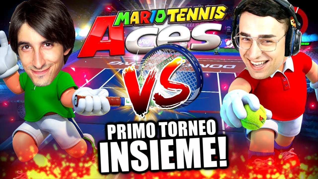 GIOSEPH e TUBERANZA: PRIMO TORNEO Online! Mario Tennis Aces Gameplay ITA