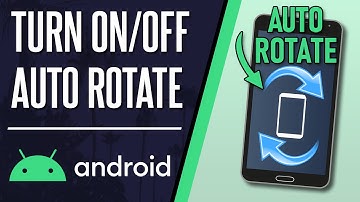 How to Turn ON or Turn OFF Auto Rotate on Android Phone