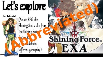 Shining Force EXA Abbreviated  - Chapter 1