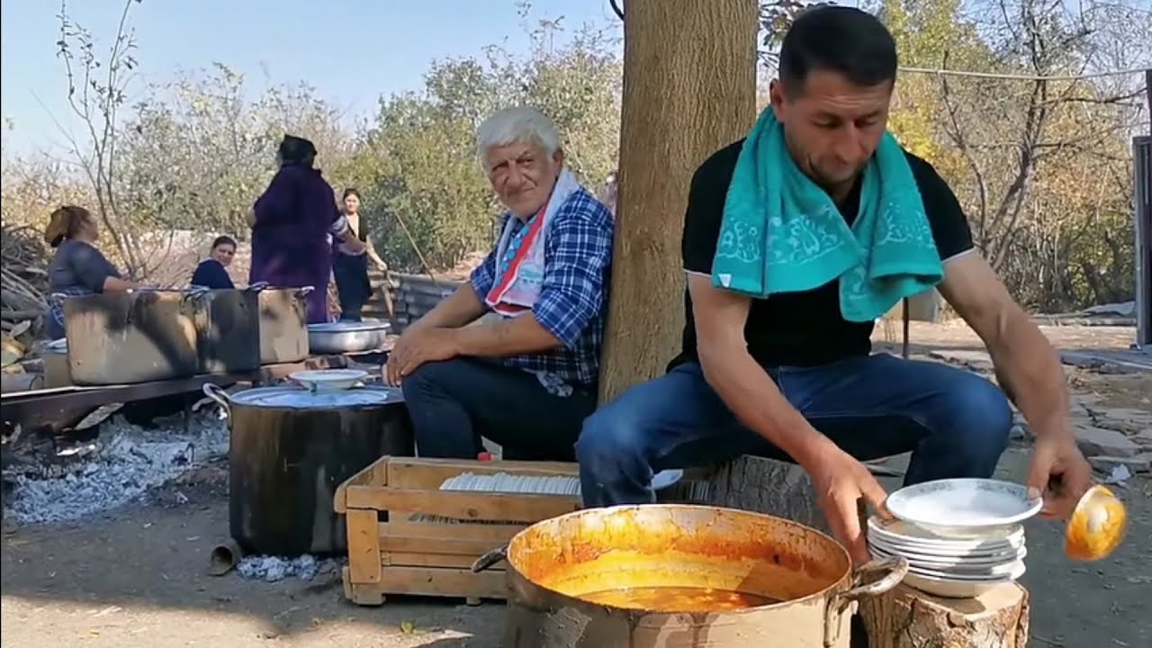 Kəndimizdə hazırladığımız milli yeməklər