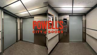 3 Doors!! GIANT Custom Dover Impulse Hydraulic Elevator - Powell's City of Books - Portland, OR