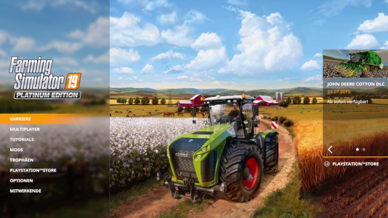 Landwirtschafts Simulator 19 Geld Cheat Ps4 PS4 LS19 Geld Cheat OHNE Multiplayer - YouTube