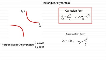 Rectangular Hyperbola (Cartesian and Parametric Forms) : ExamSolutions Maths Tutorials