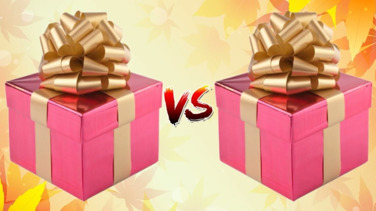 Сюрприз 2 5. 2 Подарка. Два подарка для Выбирашек. Выбери подарок. Подарок vs подарок.