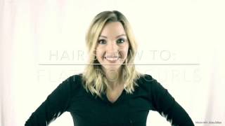 Hair&#39;s How To: Flat-Iron Curl