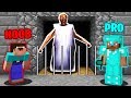 Minecraft Battle : NOOB vs PRO PUT MONSTER GRANNY IN PRISON ! MONSTER TRAP ! IN MINECRAFT