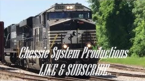 [NS]7633 ES40DC & 6635 EMD SD60 Standard Cab Runs Through The Old Yard As E25-04 In Fay NC