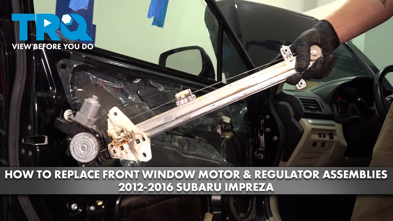 Subaru Outback: Removing window motor/regulator (2005-2009) - YouTube