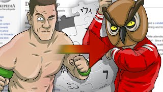 JOHN CENA TO VANOSSGAMING! - The Wikipedia Challenge w/BasicallyIDoWrk