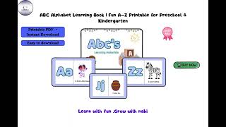 Learning Made Fun with nabilove | Printable Educational PDFs for Kids