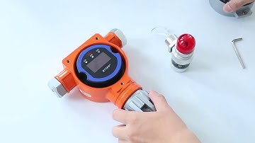 Gas detector flasher installation video