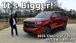 2021 Chevrolet Tahoe RST 4WD Review  It's Bigger!