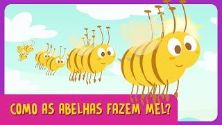 🟠 COMO AS ABELHAS FAZEM MEL? 🐝🍯 Episódio Completo l O Show da Luna!