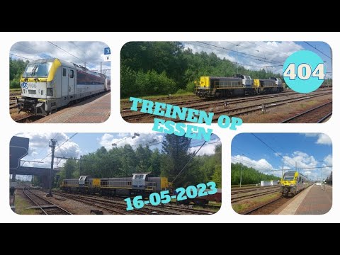 Compilatie: Treinen op Station Essen (BE) 16-05-2023 | Treinen #404