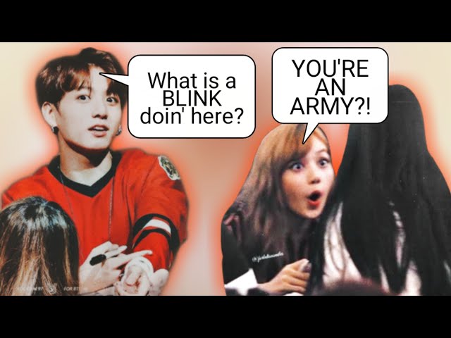 WHEN BLACKPINK AND BTS FOUND OUT THEY BOTH HAVE ARMLINK [ARMY+BLINK] class=
