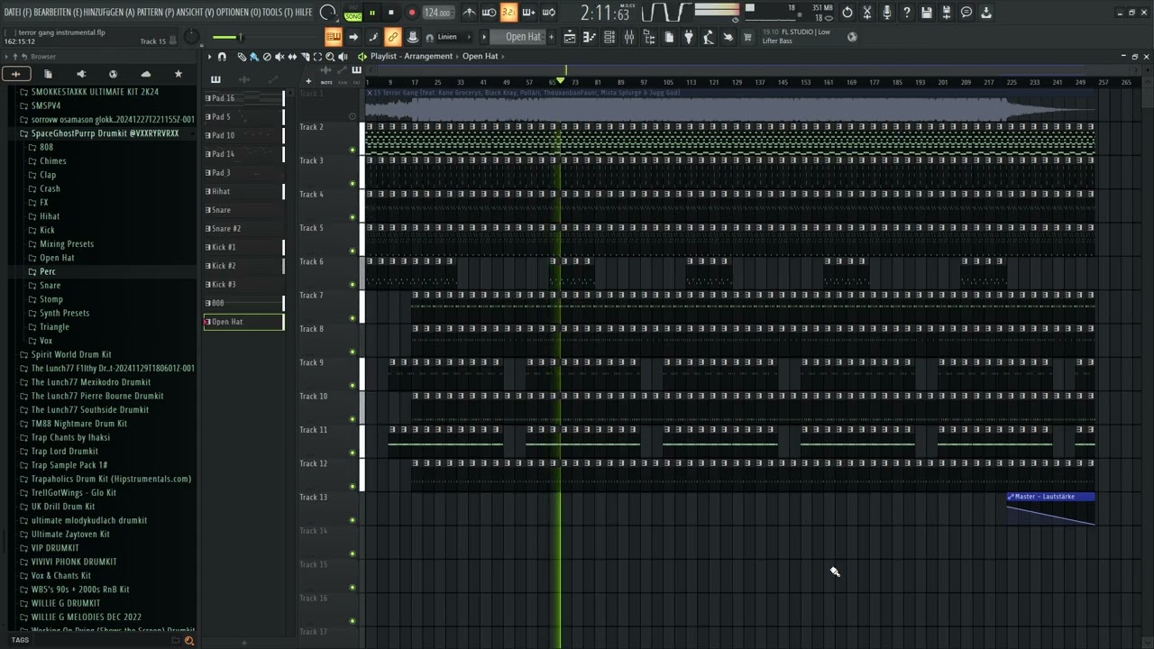 SpaceGhostPurrp - Terror Gang (FL Studio Remake Tutorial)