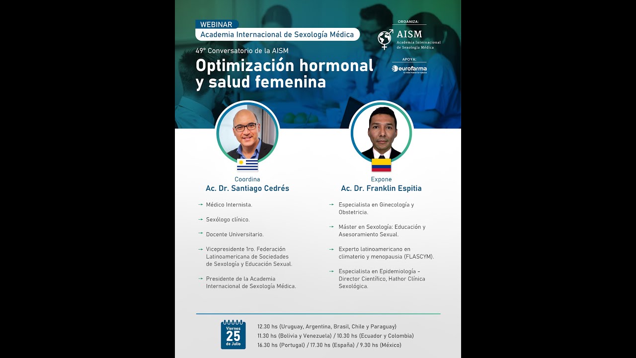 Webinar: Optimización hormonal y salud femenina