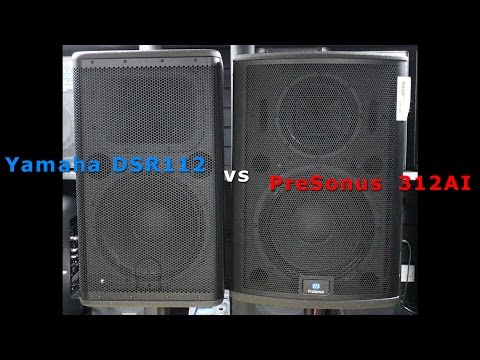 Yamaha DSR112 vs PreSonus 312AI