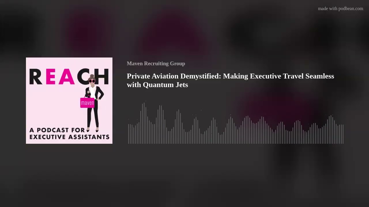 Private Aviation Demystified: Making Executive Travel Seamless with Quantum Jets