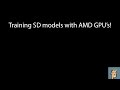 Video thumbnail image for Training SD Models with AMD GPU&#39;s in DreamBooth!  Surprisingly fast results!