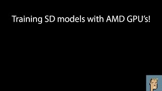 Training SD Models with AMD GPU's in DreamBooth! Surprisingly fast results!