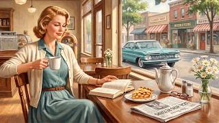Warm Coffee & Vintage Jazz on Main Street Café, 1960 | Cozy Americana Music screenshot 5
