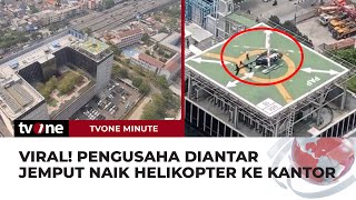 Wanita Ini Rekam Seseorang Pulang Pergi Kerja Naik Helikopter | tvOne Minute