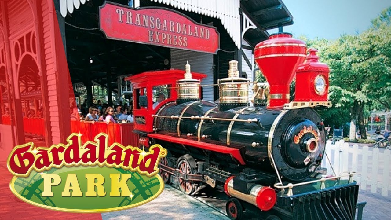 Gardaland  Express Train, on ride  Gardaland Theme Park Italy