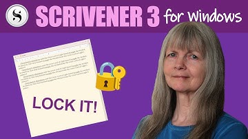 Scrivener 3 for Windows: Lock Things in Place