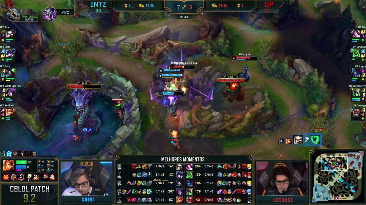 lol esports br assista ao vivo CBLoL 2019 - 1ª Etapa - Melhores Momentos ITZ x UP - 1º Turno (by Dell Gaming)