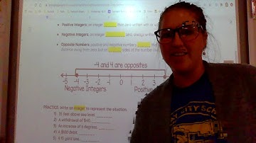 2 1 Understand Integers