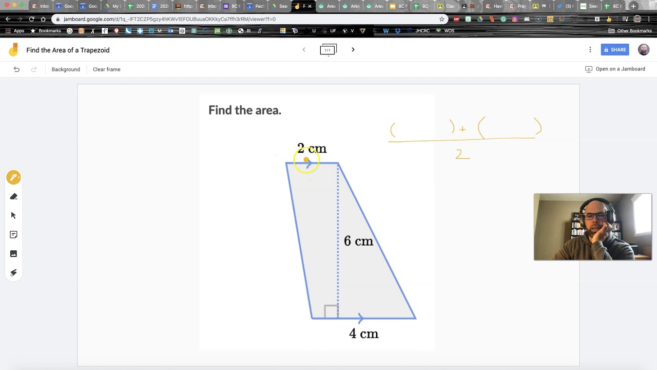 How to Find the Area of a Trapezoid on Khan Academy - YouTube