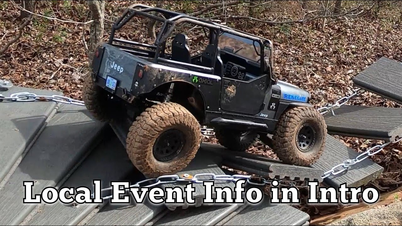 Axial CJ7 SCX10 iii Upgrades and Run on Backyard RC Crawling Course 