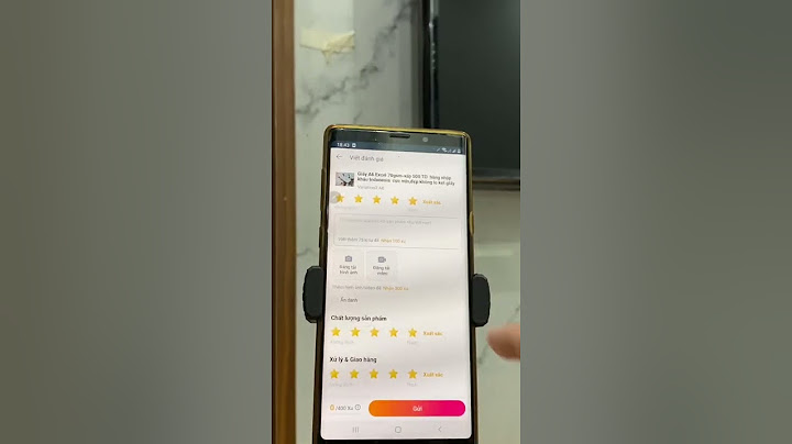 Cách viết đánh giá trên lazada