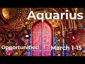 Aquarius ♒️, Opportunities! // March 1-15 Intuitive Tarot Reading