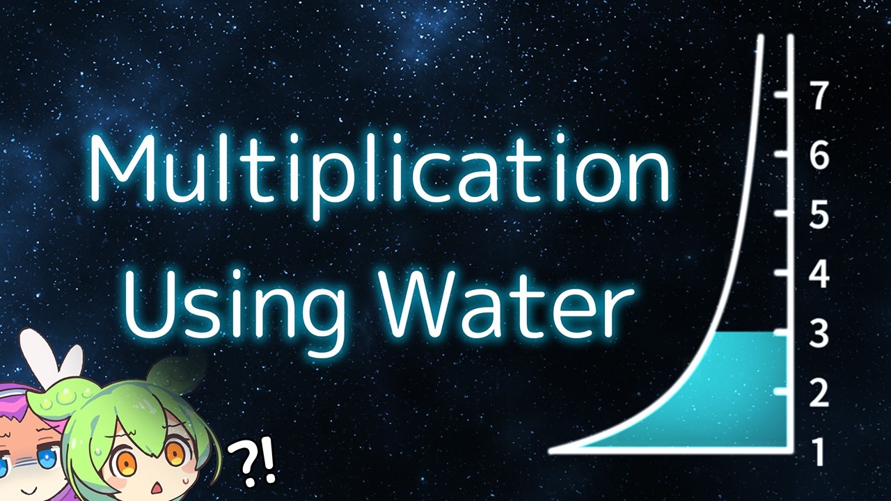 You can multiply using water with this container.