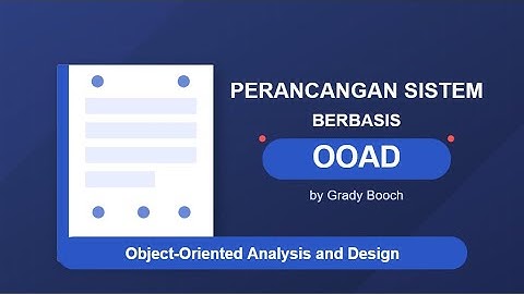 UTS Analisa Berorientasi Objek - Informatika Universitas Siber Asia