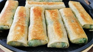 韭菜盒子這樣做太香了不破皮不露餡薄皮大餡外酥裏鮮過癮