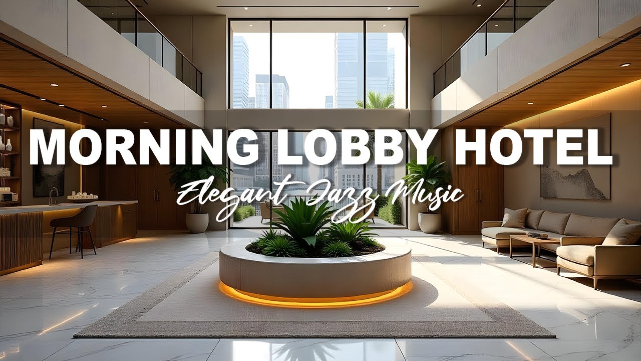 Hotel Lobby Music 2025 - Morning Jazz Saxophone Instrumental Music ...