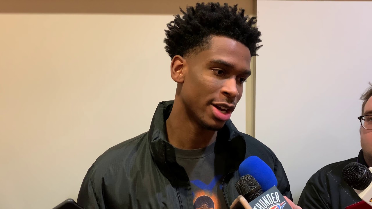 Shai Gilgeous-Alexander Career High Postgame Interview (32 PTS