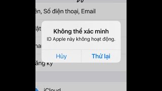 Không thể xác minh ID Apple này không hoạt động [zalo 0975907946]