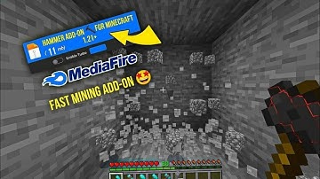 Hammer Miner Mod for Minecraft PE/Bedrock 1.21+ | Best Mining Addon MCPE