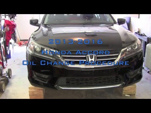 Honda Accord Oil Change | 2013-2016