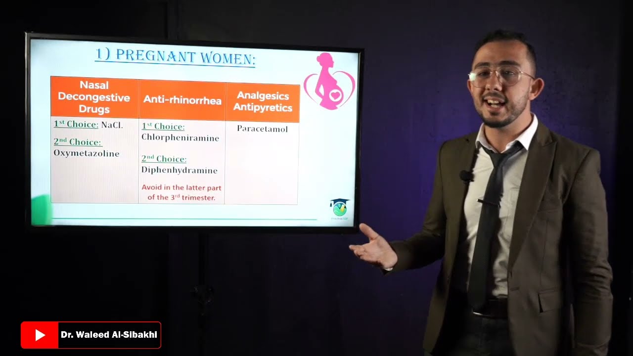 الأدوية الآمنة لعلاج نزلات البرد في الحامل - المرضعة - الأطفال - مرضى الضغط - مرضى السكري