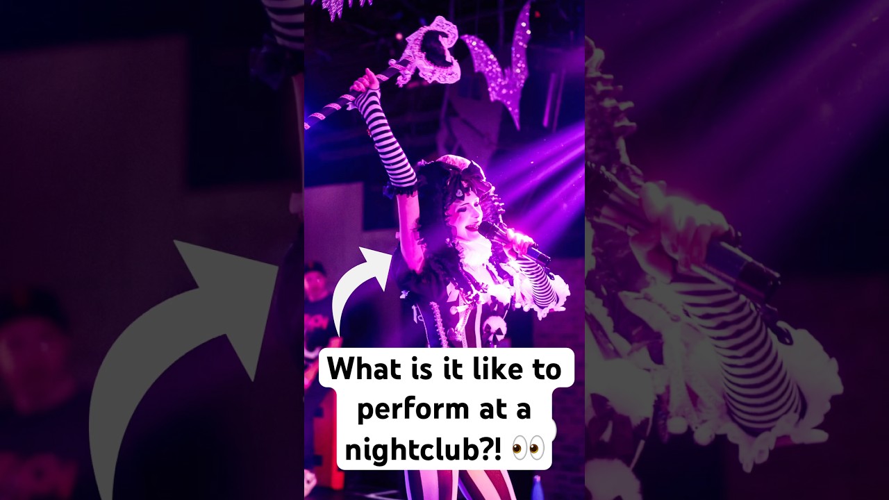 What’s it like to perform at an UNDERGROUND nightclub?! #cosplay #clown #music