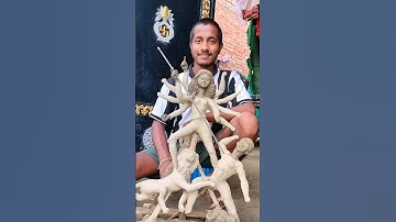 Durga Ma Ki Badi Murti Banane Ki Taiyari (Part-5)🥰#durgamaa